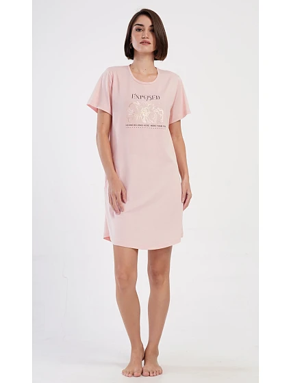 Dámské domácí šaty s krátkým rukávem model 22406798 - Vienetta