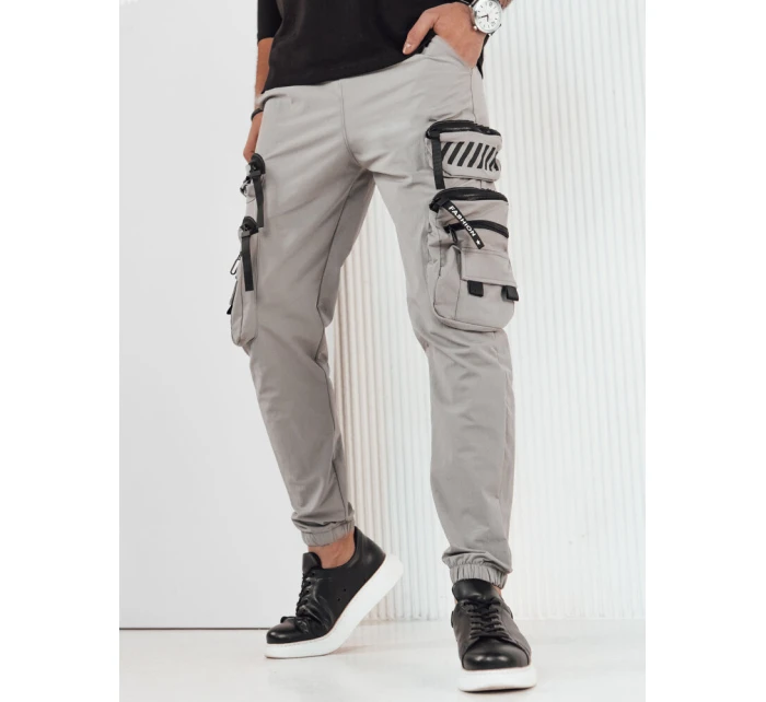 Pánské bojové kalhoty šedé FashionStreet UX4159