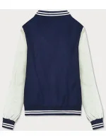 Tmavě modrá dámská bunda typu bomber model 18141017 - J.STYLE