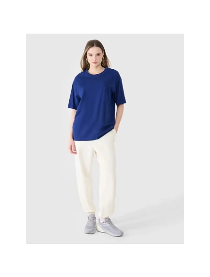 Dámské hladké tričko oversize model 21436834 - 4F