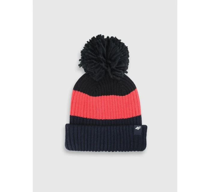 Dětská zimní čepice s bambulí model 21870612 - 4F