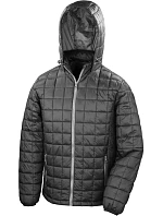 Result R 401X Prošívaná bunda s kapucí 30.401X black/phantom grey Result R 401X Prošívaná bunda s kapucí 30.401X black/phantom grey