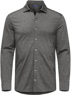 Cutter & Buck Advantage Shirt Men Piqué košile s dlouhým rukávem 68.2410 anthracite melange