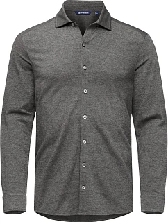 Cutter & Buck Advantage Shirt Men Piqué košile s dlouhým rukávem 68.2410 anthracite melange