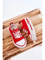 Dětské látkové tenisky BIG STAR KK374051 červená Dětské látkové tenisky BIG STAR KK374051 červená