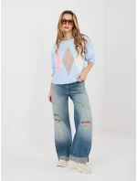 Bluzka RV BZ A1144.94 jasny niebieski