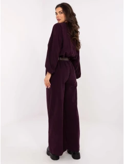IT kalhoty SP 25782.73 tmavě fialové