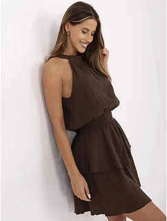 Sukienka MI SK model 21151198 ciemny brązowy - FPrice