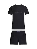 Spodní prádlo Dámské pyžamo S/S SLEEP SET 000QS7133EUB1 - Calvin Klein