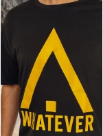 Pánské tričko s potiskem černé Dstreet RX5666