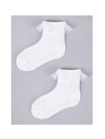 Dívčí ažurové ponožky YO! SKL-0009G 17-34