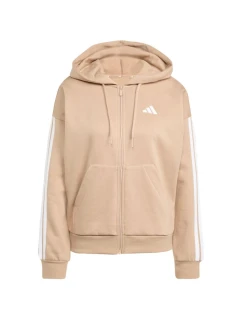 Mikina s kapucí adidas Essentials 3-Stripes Full-Zip Fleece Hood W JX7706