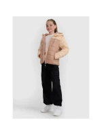 Dívčí péřová bunda se syntetickou výplní model 21814846 - 4F Dívčí péřová bunda se syntetickou výplní model 21814846 - 4F