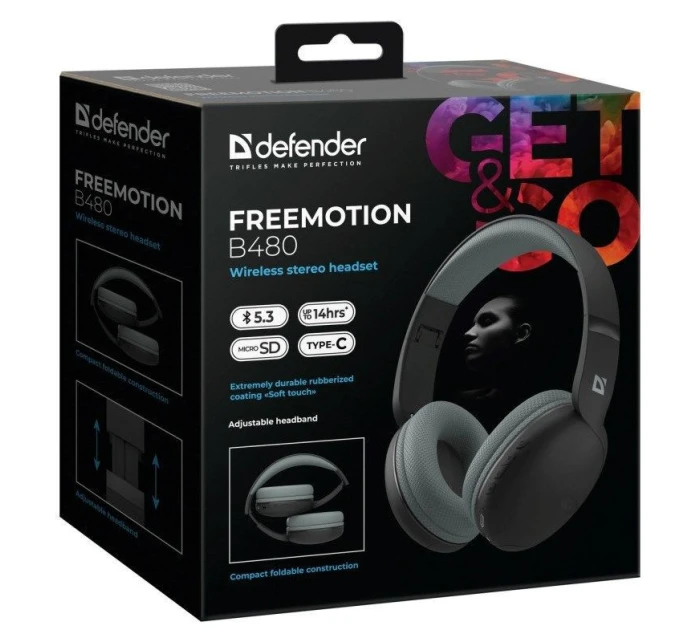 DEFENDER BLUETOOTH SLUCHÁTKA DO UŠÍ FREEMOTION B480 ČERNÁ 63480 DEFENDER BLUETOOTH SLUCHÁTKA DO UŠÍ FREEMOTION B480 ČERNÁ 63480