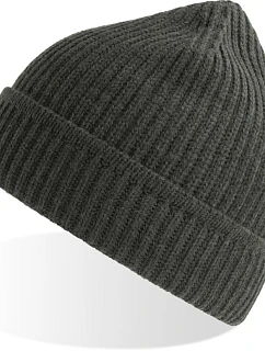 Pletená čepice "" dark grey melange model 22479219 - Atlantis Headwear