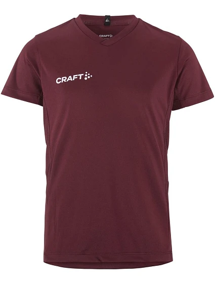Craft Teamwear Squad Go Jersey Solid Jr Dětské sportovní tričko s výstřihem do V 82.5582 maroon Craft Teamwear Squad Go Jersey Solid Jr Dětské sportovní tričko s výstřihem do V 82.5582 maroon