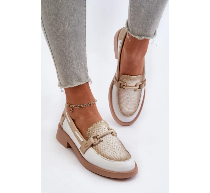 Dámské kožené mokasíny model 21655150 - Maciejka