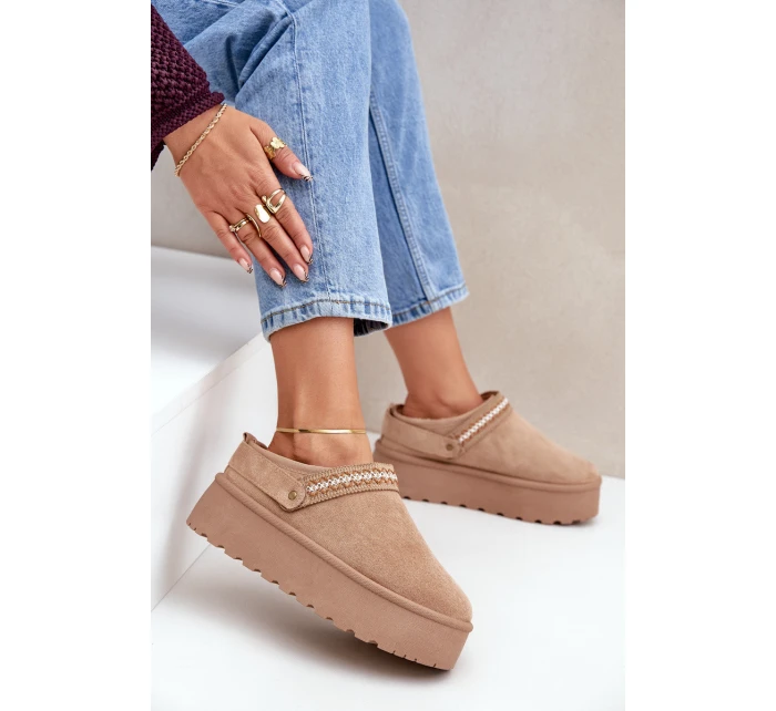 Sněhule S Dekorativním Béžové model 21681025 - Boto