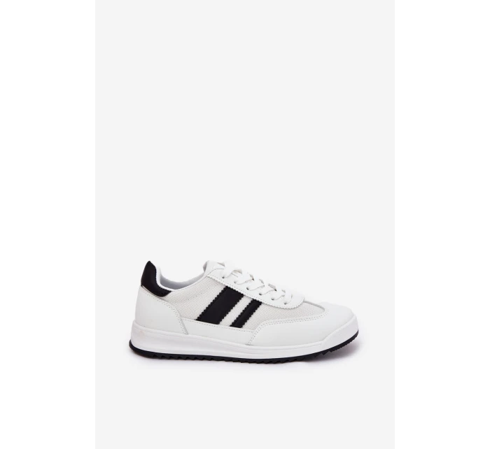 Dámské Tenisky Z Eko Semiše Bílé model 21691096 - Boto Dámské Tenisky Z Eko Semiše Bílé model 21691096 - Boto