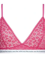 Dámská nevyztužená podprsenka Unlined Triangle QF5196E-TZX - Calvin Klein