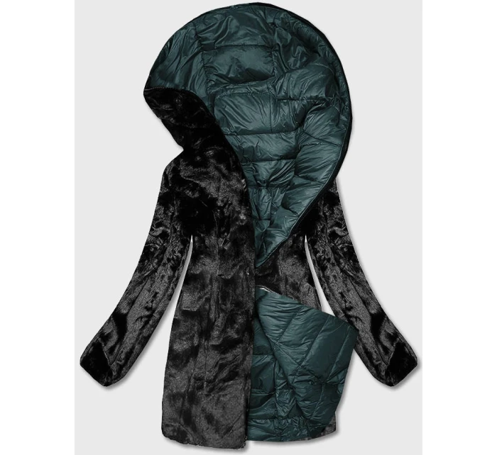 DWUSTRONNA KURTKA DAMSKA ZIELONA model 21244134 - S'WEST