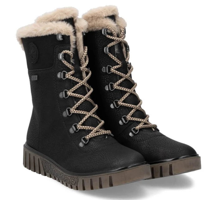W  boty s kožešinou model 20810158 - Rieker