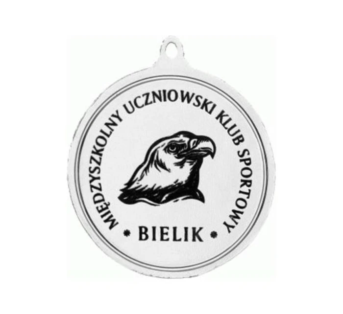 Medal metalowy z grawerowaniem laserem- RMI Medal metalowy z grawerowaniem laserem- RMI