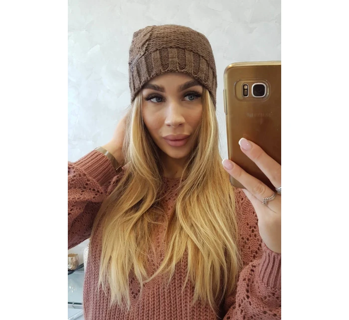 Fleecová čepice Ula K271 cappuccino Fleecová čepice Ula K271 cappuccino