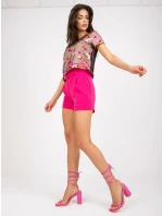 DHJ šortky SN 15776.01P fuchsiová