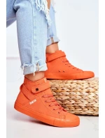 Women's High Sneakers Big Star Orange Women's High Sneakers Big Star Orange