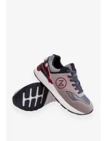 Pánská šněrovací sportovní obuv šedá a černá Stephen Pánská šněrovací sportovní obuv šedá a černá Stephen