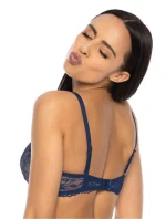 Dámská podprsenka Push-up Percy 3530/11 Tmavě modrá - Mat