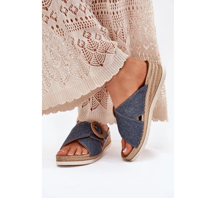 Pantofle model 214736 Step in style Pantofle model 214736 Step in style