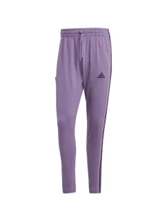 Kalhoty adidas Essentials Single Jersey Tapered Open Hem 3-Stripes M IJ8699