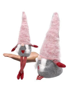 DÁMA TRPASLÍK S HUŇATÝM KLOBOUKEM 45+36CM