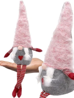 DÁMA TRPASLÍK S HUŇATÝM KLOBOUKEM 45+36CM