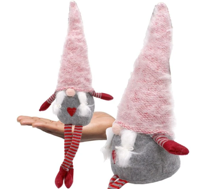 DÁMA TRPASLÍK S HUŇATÝM KLOBOUKEM 45+36CM