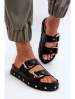 Dámské sandály na platformě Big Star NN27402 černé Dámské sandály na platformě Big Star NN27402 černé