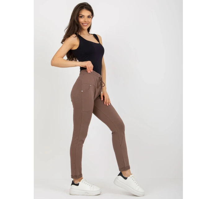 Tepláky RV DR 8696.20 hnědá