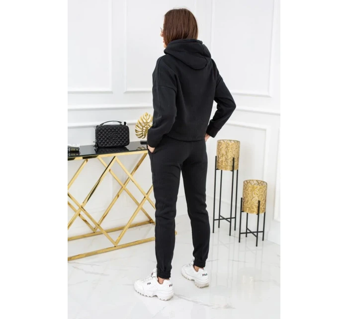 Black tepláková souprava model 17566843 - Vittoria Ventini Black tepláková souprava model 17566843 - Vittoria Ventini