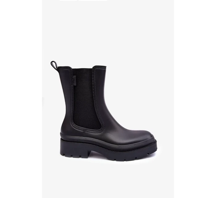 Matné boty Big Star černé Matné boty Big Star černé