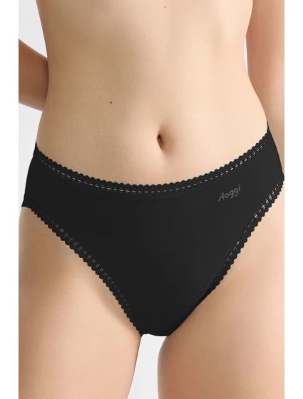 SLOGGI GO CRUSH KALHOTKY S VYSOKOU NOHAVIČKOU 3PACK BLACK