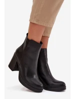 Boty na podpatku  model 220709 Step in style