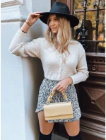 Dámský rozepínací svetr béžový Dstreet model 21970684 - FashionStreet