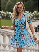 RIVIERA modré šaty FashionStreet EY2496 RIVIERA modré šaty FashionStreet EY2496