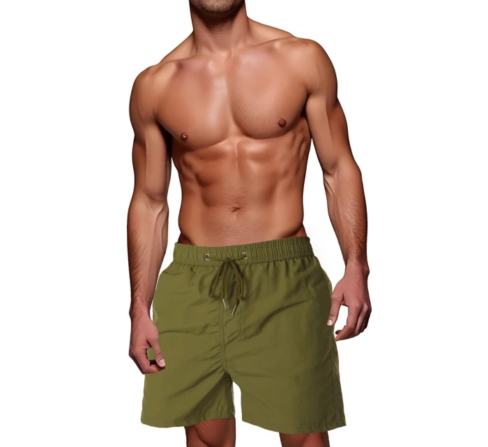Pánské plavecké šortky olivové Dstreet model 21987759 - FashionStreet