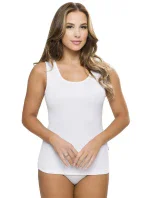 Bílá dámská košilka model 14572781 XXL - Emili