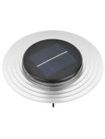 SOLÁRNÍ DISKOVÉ SVĚTLO 28 LED PRO MONTÁŽ NA ZEM NEBO NA STĚNU