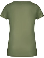 Daiber 8007 Dámské tričko z bio bavlny 02.8007 khaki