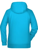 Daiber 8023 Dámská raglánová mikina s kapucí 02.8023 turquoise Daiber 8023 Dámská raglánová mikina s kapucí 02.8023 turquoise